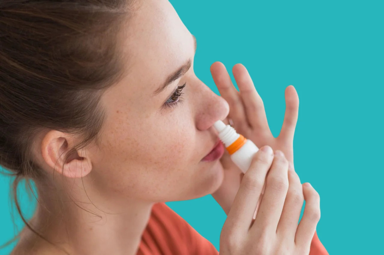 بخاخات الانف الملحية لعلاج انسداد الانف