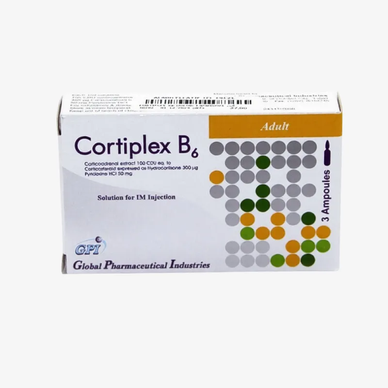 كورتيبلكس ب6 للكبار 3 امبولات 