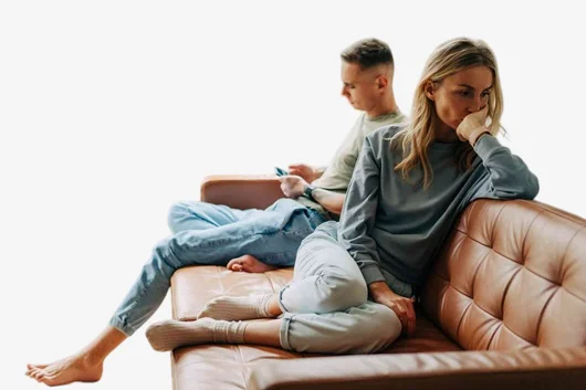 Emotional detachment leads to adjustment disorder