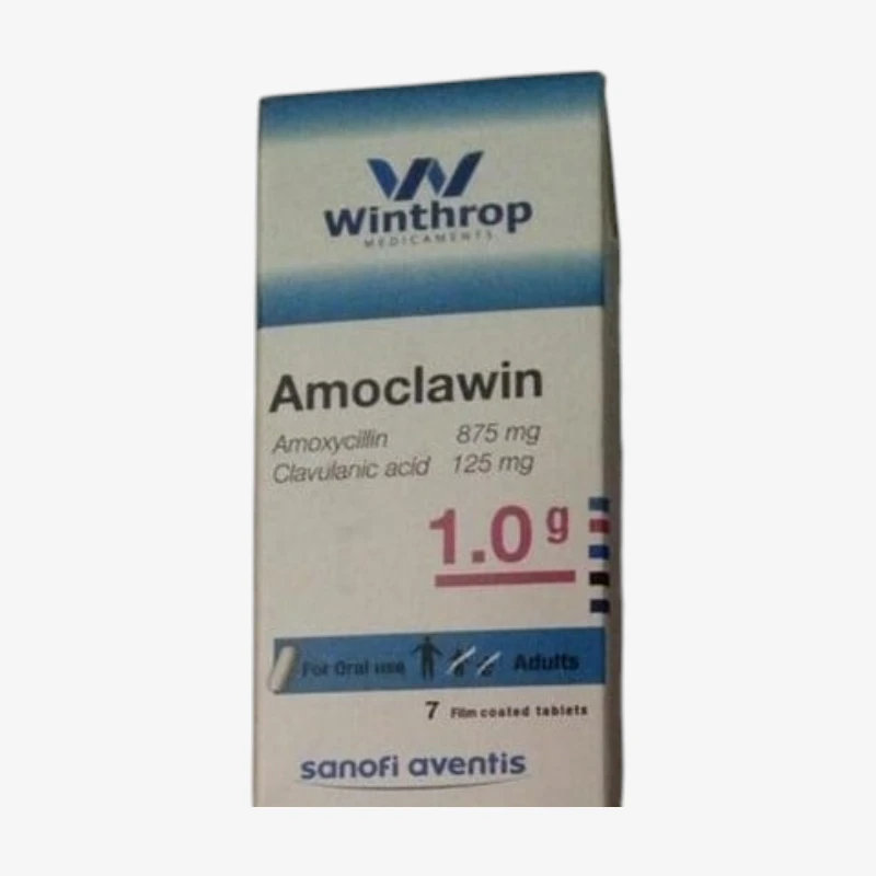 amoclawin 1 gm 7 tablets 1 gm