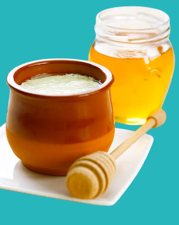 فوائد الزبادي مع العسل لالم الحلق