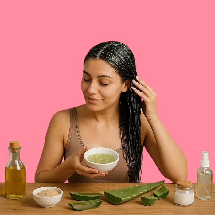 وصفات طبيعية لعلاج تساقط الشعر 