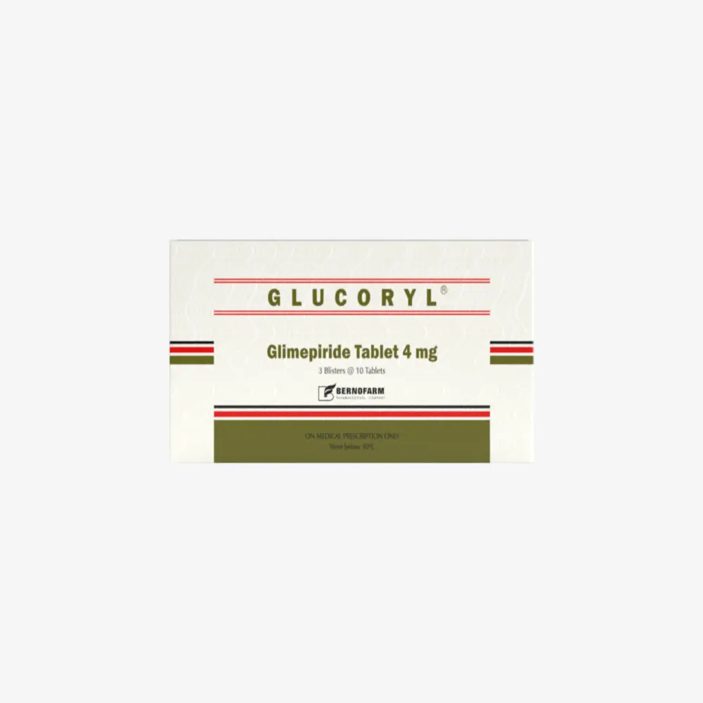 جلوكوريل 4 مليجرام 10 اقراص 4mg