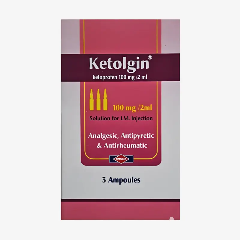 كيتولجين 100 مليجرام امبولات 100 مليجرام