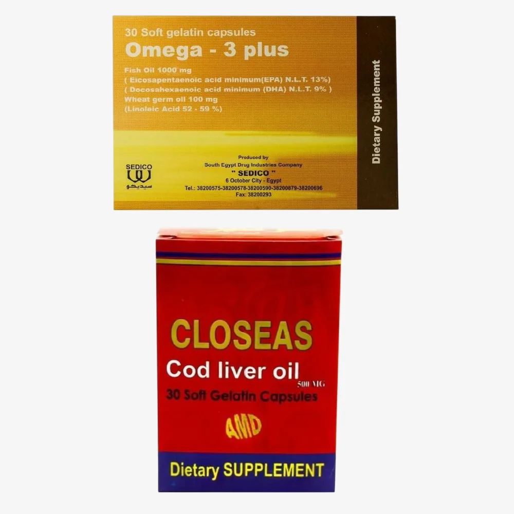 differences between closeas and omega 3 Plus and their uses 