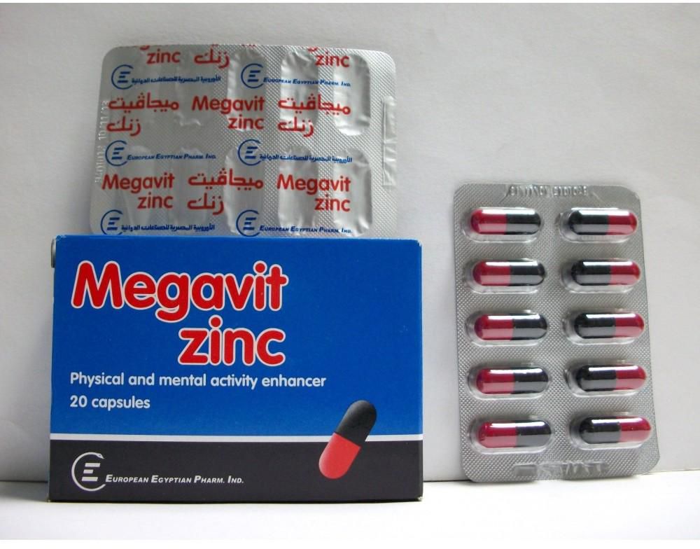 Megavit Zinc 23.9mg Capsule Rosheta
