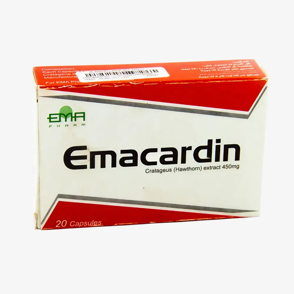 Emacardin 450 mg 20 capsules 450mg