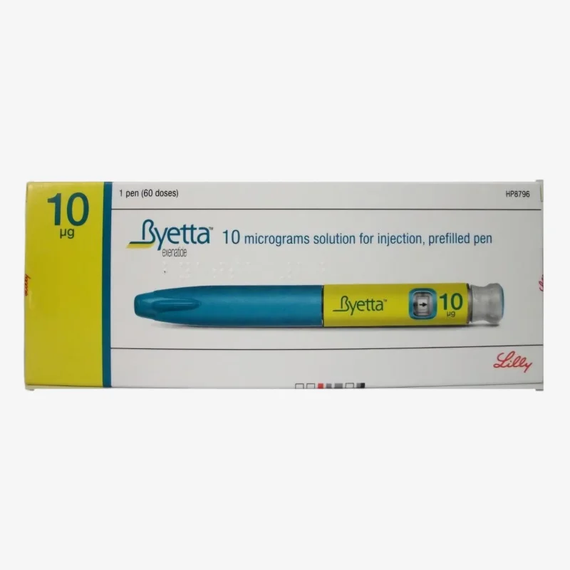 byetta 10 mcg prefilled pen