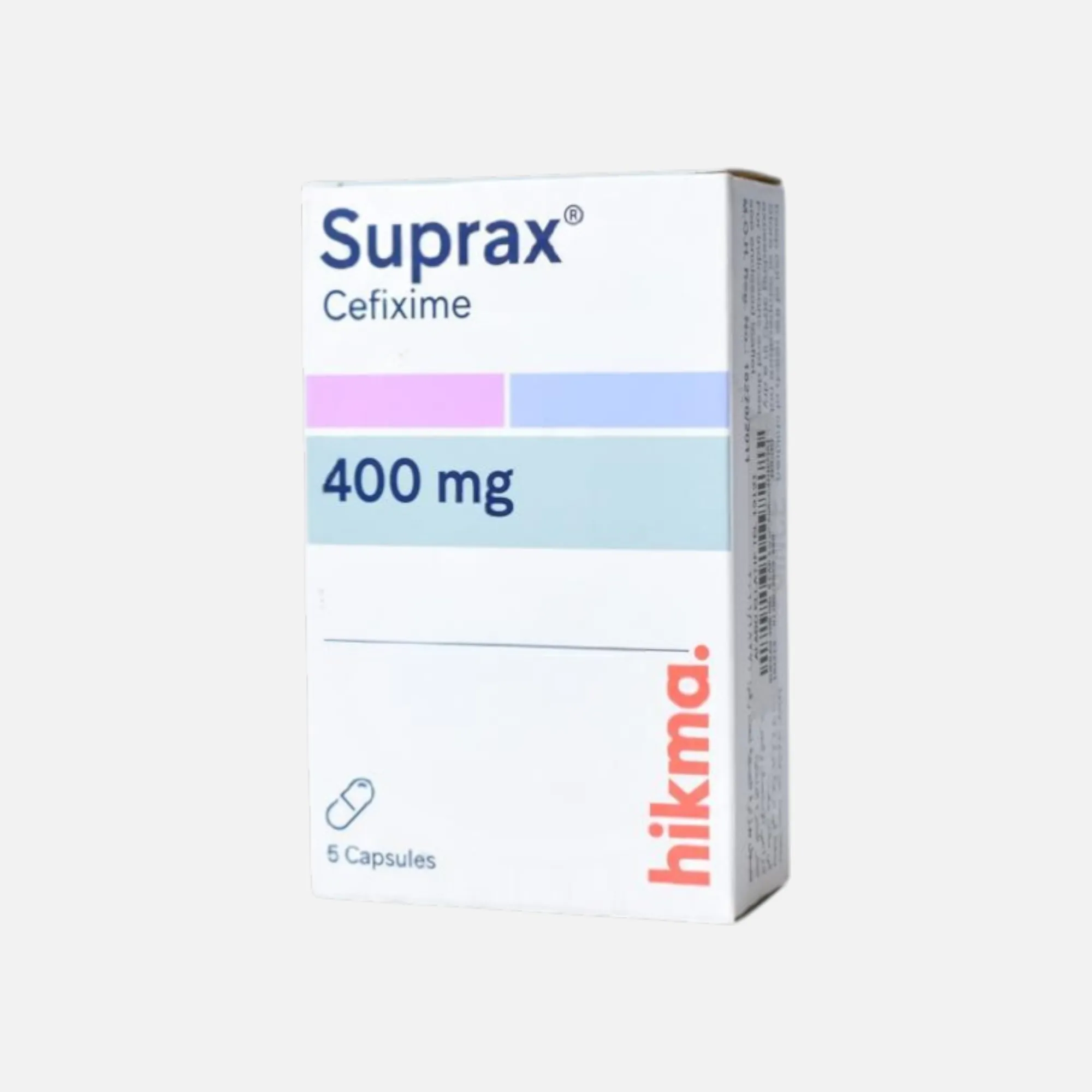 suprax 400mg 5 capsules - rosheta uae 400 mg