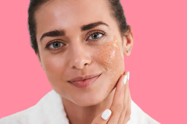 Use gentle facial scrubs