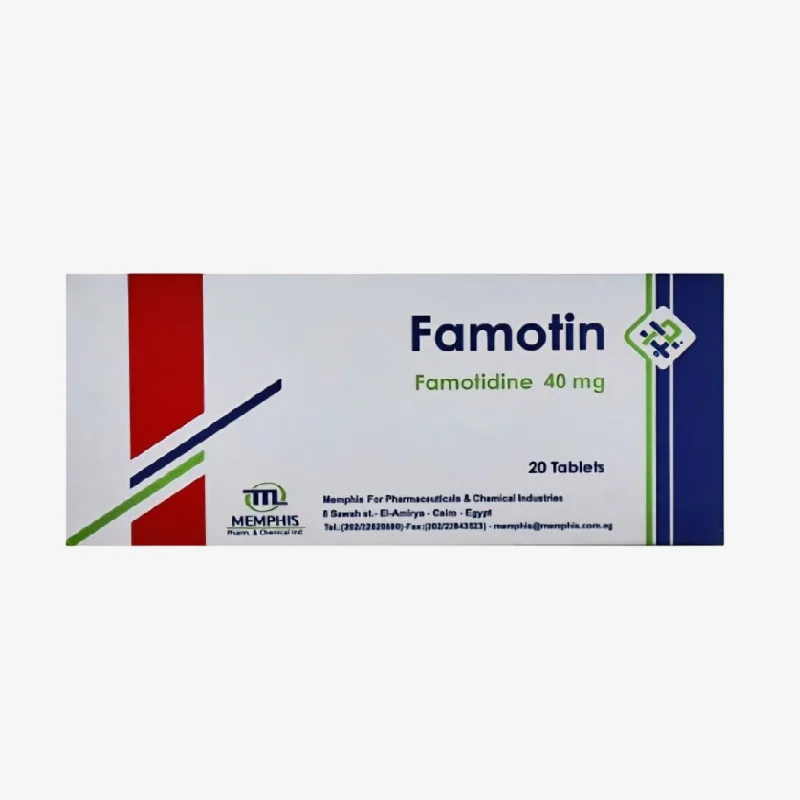 فاموتين اقراص لعلاج الحموضة وقرحة المعدة 40 مليجرام