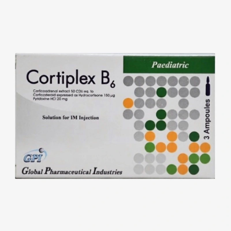 كورتيبلكس ب6 للاطفال 3 امبولات 