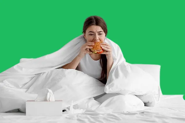 Avoid eating before bed to lose weight