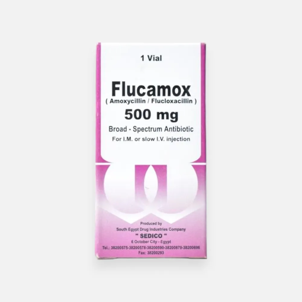 flucamox 500mg vial 500 mg