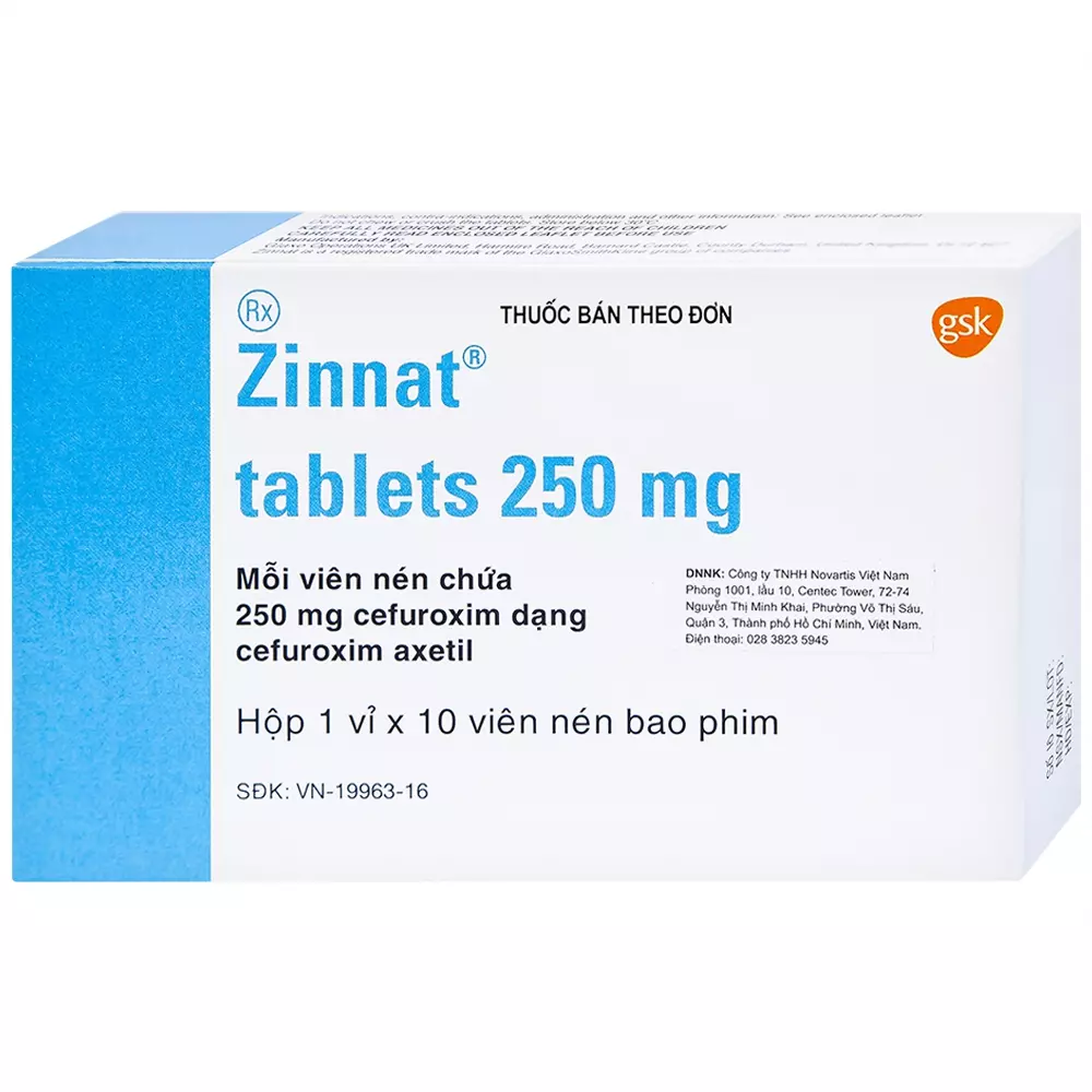 Zinnat 250mg