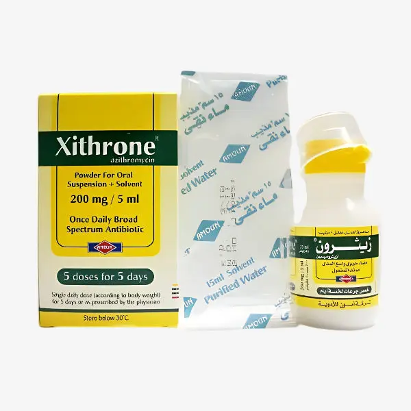 زيثرون 200 مليجرام شراب معلق 200mg