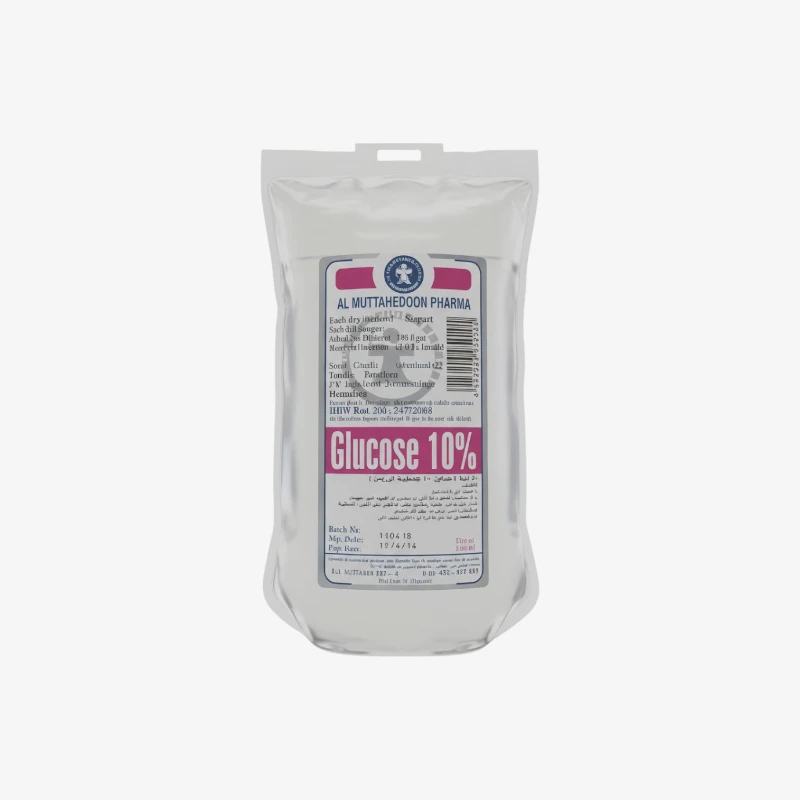 Glucose 500 ml intravenous solution 10%