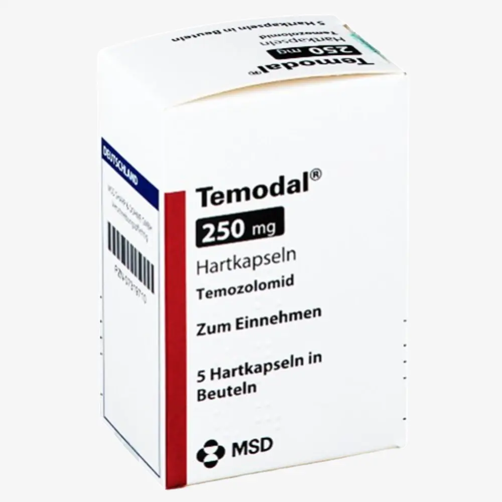 Temodal 250 mg 5 capsules 250mg