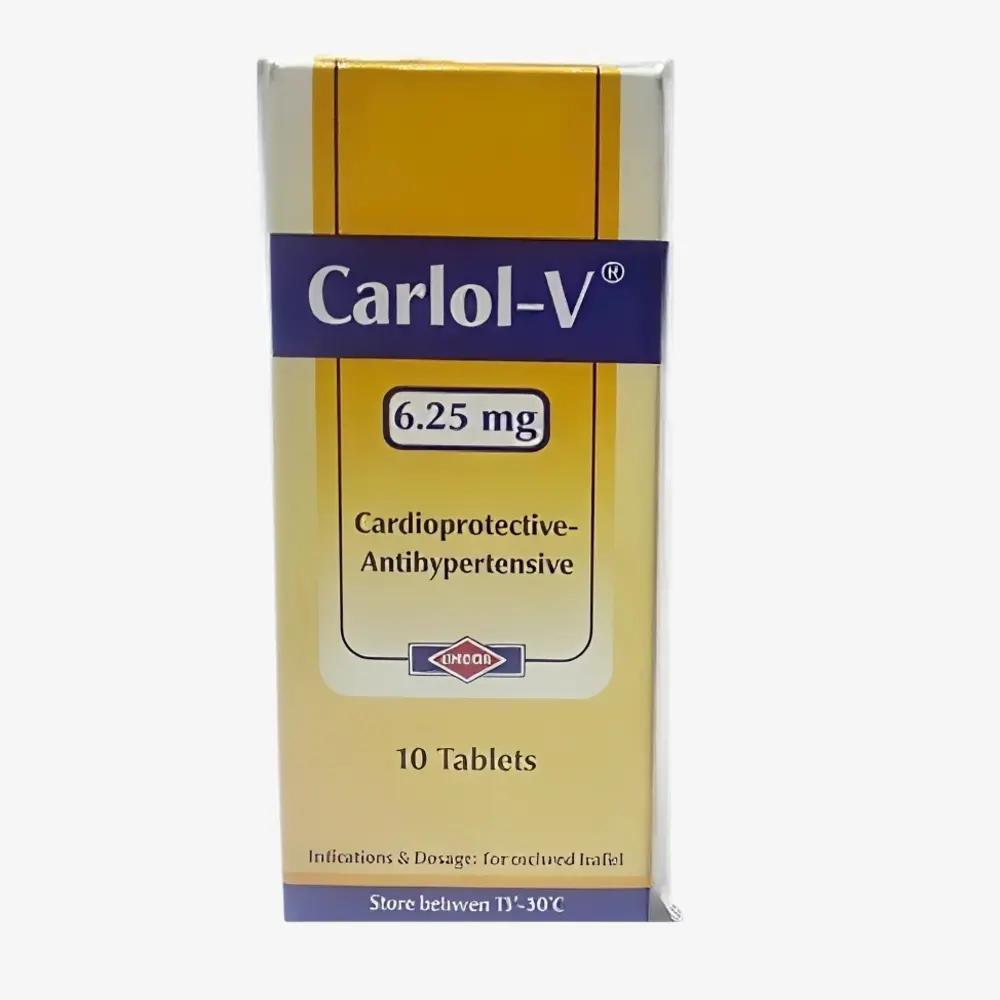 Carlol-V 6.25 mg 30 tablets 6.25mg