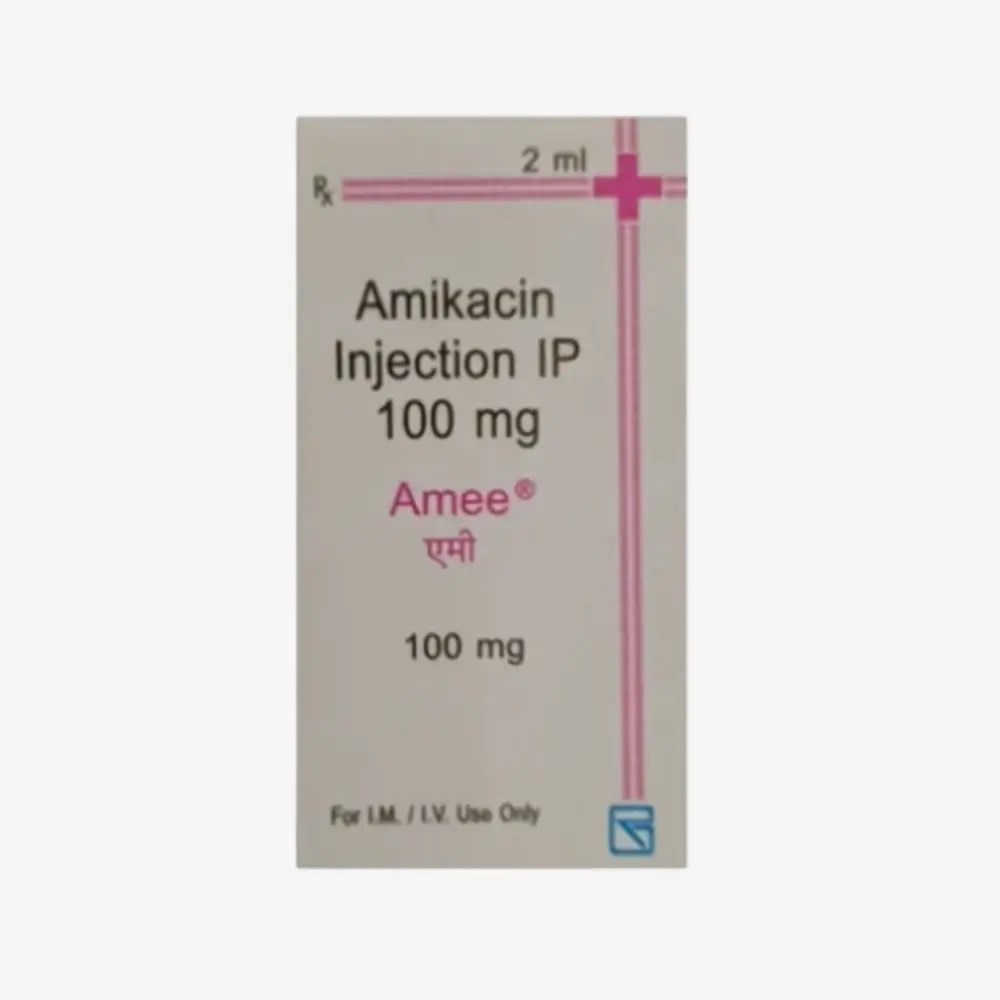 Amikacin 100 mg vial 100mg