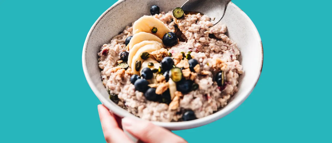 فطار زبادي بالشوفان