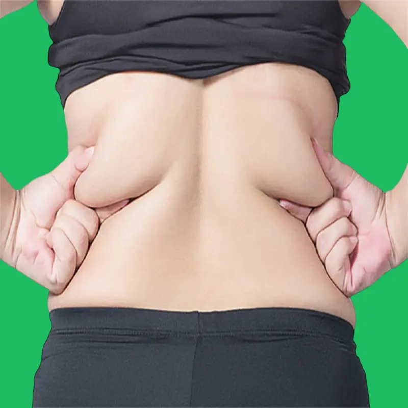 How to lose back fat naturally 