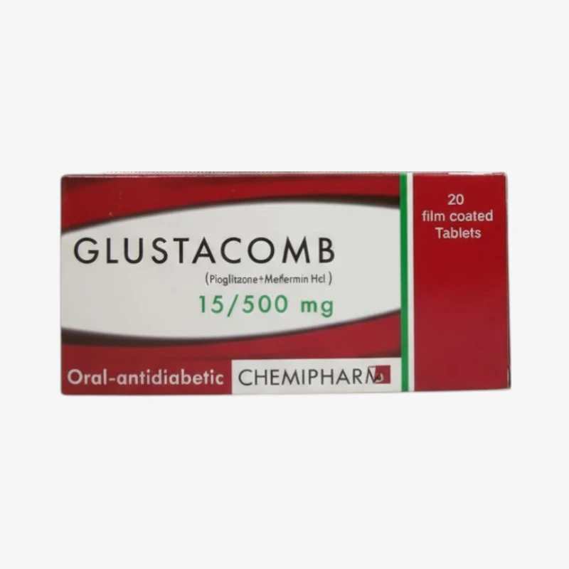 جلوستاكومب 500\15 مليجرام اقراص 15\500 مليجرام