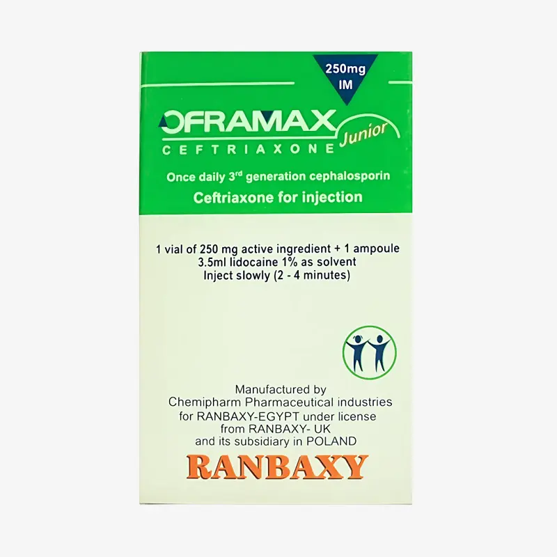 اوفراماكس 250 مليجرام فيال 250 مليجرام