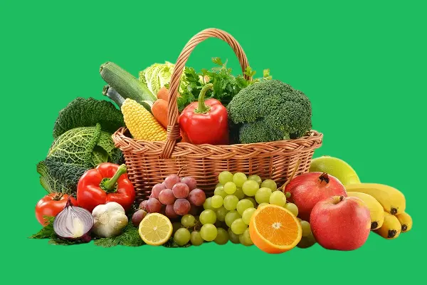 الخضروات والفواكه الطازجة