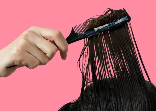 Natural keratin for hair straightening