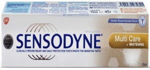 sensodyne multi care with whitening toothpaste 50ml