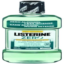 غسول فم ليسترين زيرو خالى من الكحول 250 ml