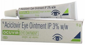 Acyclovir eye oint 3%