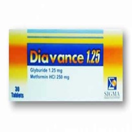 Diavance 1.25mg Tablets 1.25mg