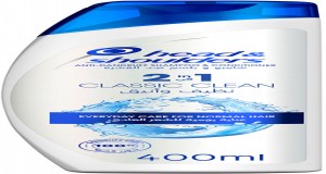 head and shoulders classic clean anti-dandruff shampoo 400ml