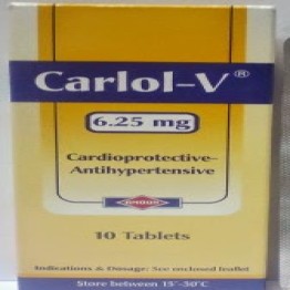 Carlol-V 6.25mg Tablets 6.25mg