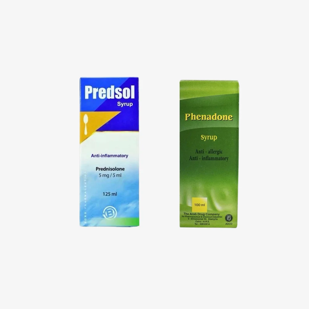 comparison of the differences between predsol and phenadone and the best for allergies 