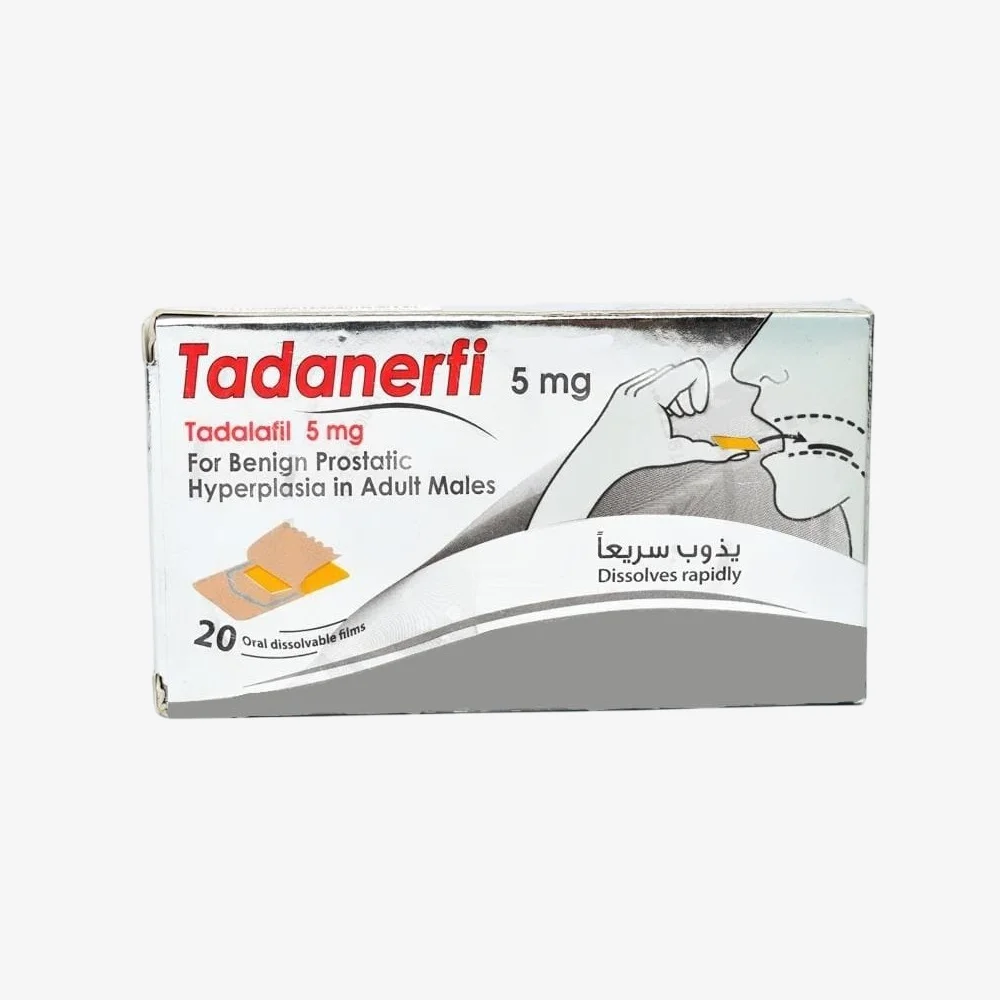 tadanerfi films 5 mg 20 films - rosheta uae 5 mg