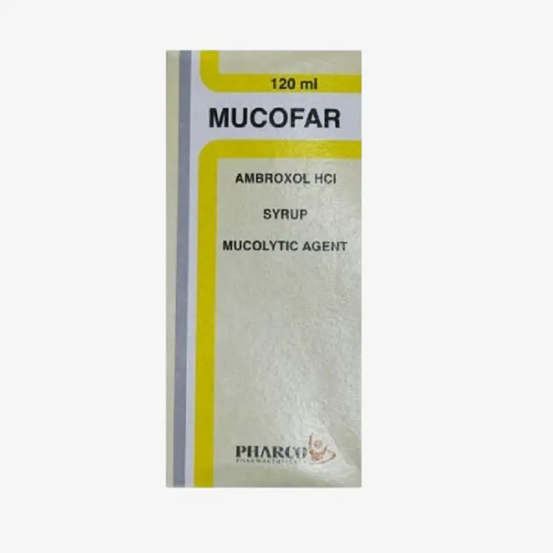 ميوكوفار 120 ملي شراب 15mg