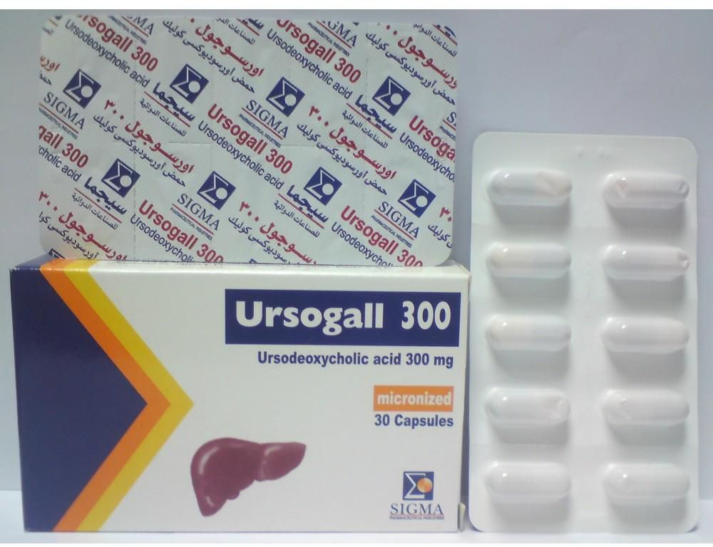 Ursogall 300mg Capsule - Rosheta