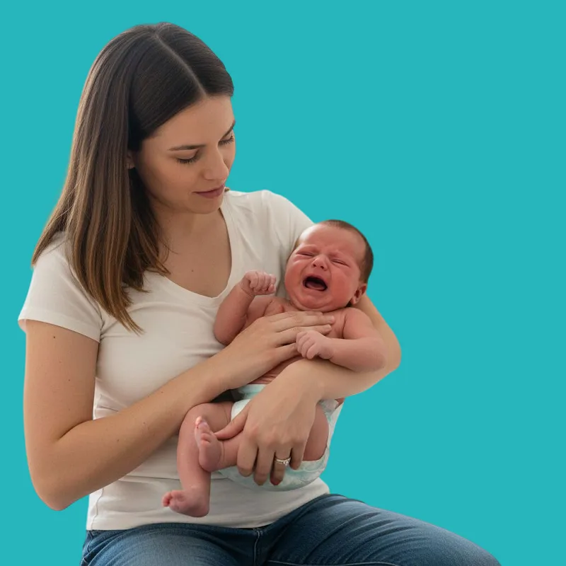 علاج الغازات عند الرضع في المنزل 