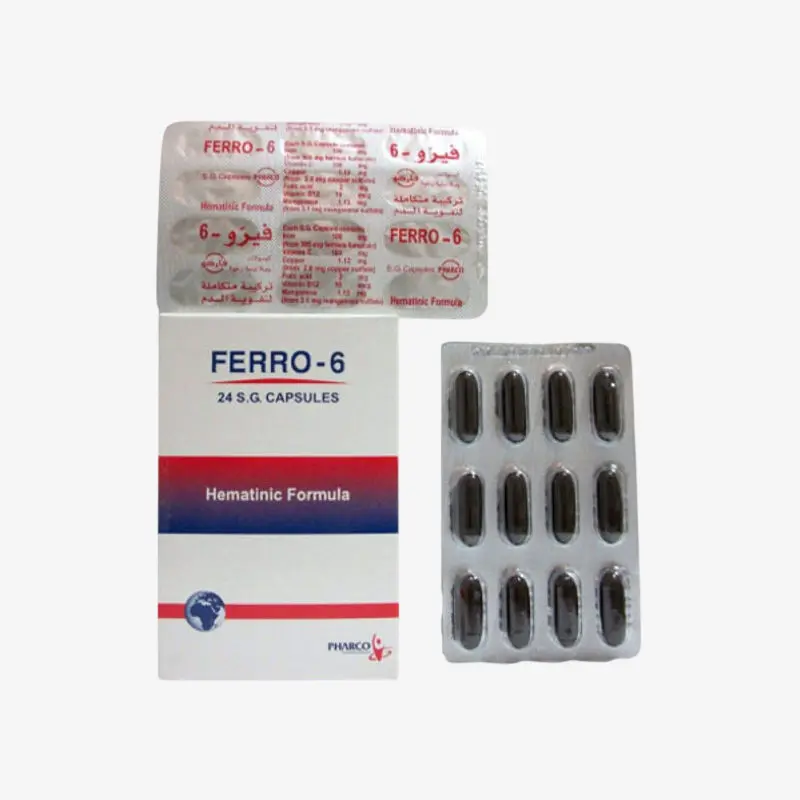 فيرو - 6 كبسولات 24 كبسولة 