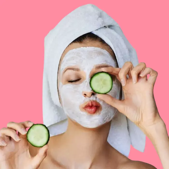 How to make a cucumber mask for the face and dark circles 