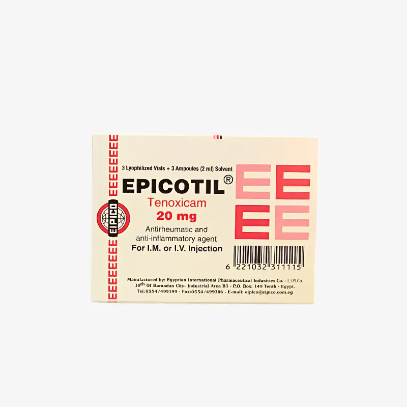 ابيكوتيل 20 مليجرام فيال 20 مليجرام