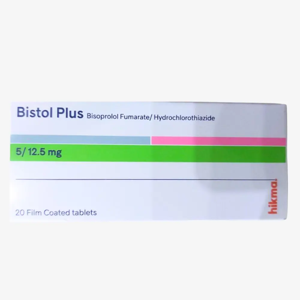 بيستول بلس 5 مليجرام 20 قرص 5/12.5 mg
