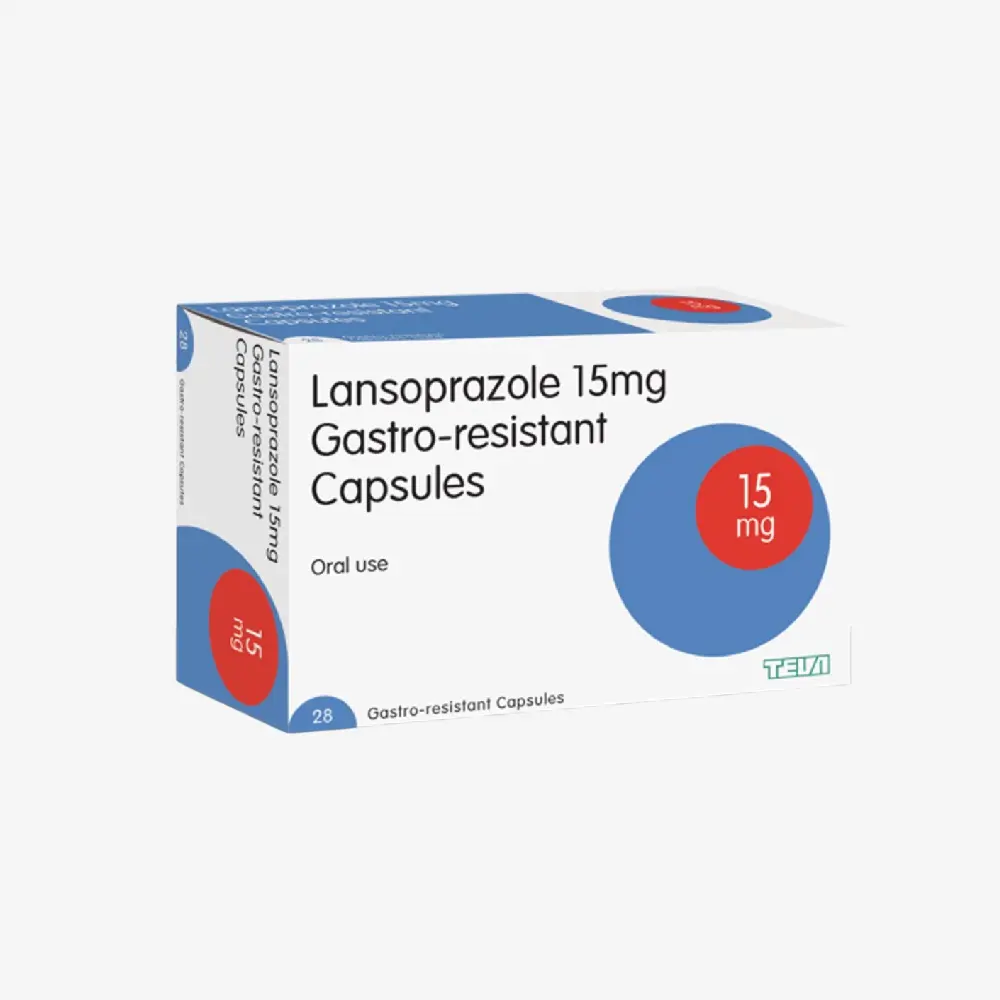 Lansoprazole 15 mg 28 capsules 15mg