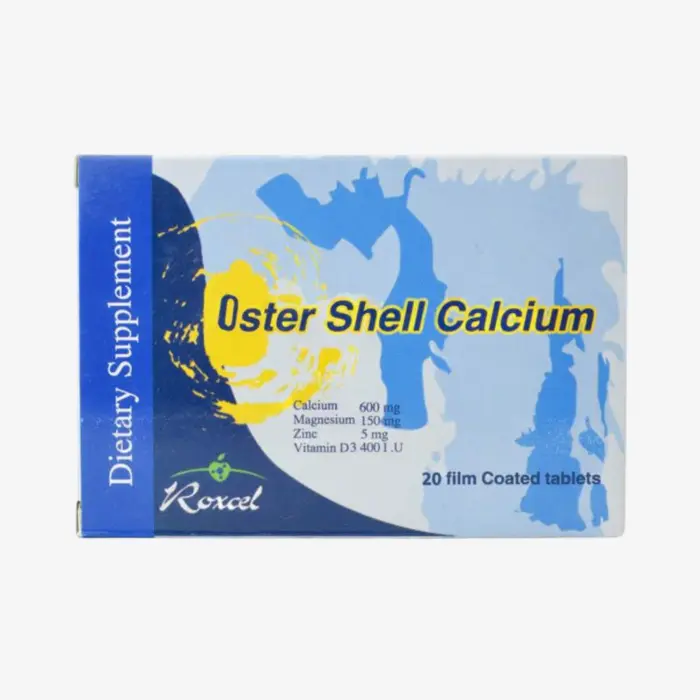 Oster Shell Calcium 20 Tablets 