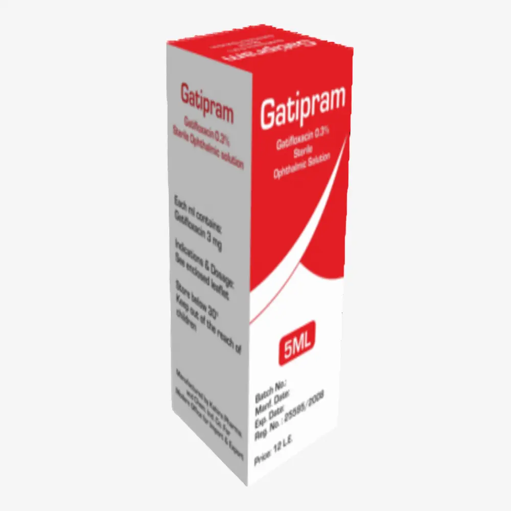 جاتيبرام 5 مليجرام 5 ملي قطرة عين 3 mg