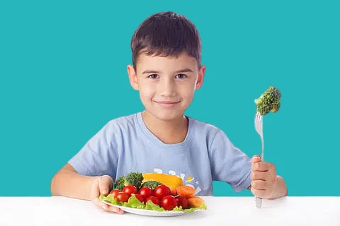 Eating vegetables to prevent fecal incontinence in children