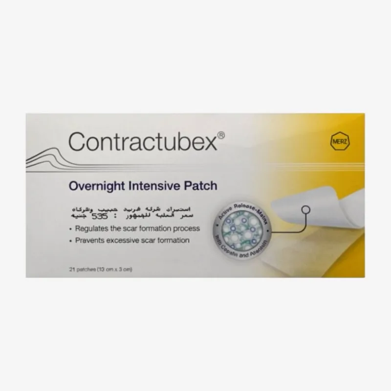 contractubex patchs night care scar patch 